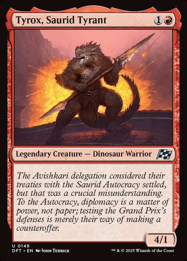 Tyrox, Saurid Tyrant - Magic: The Gathering