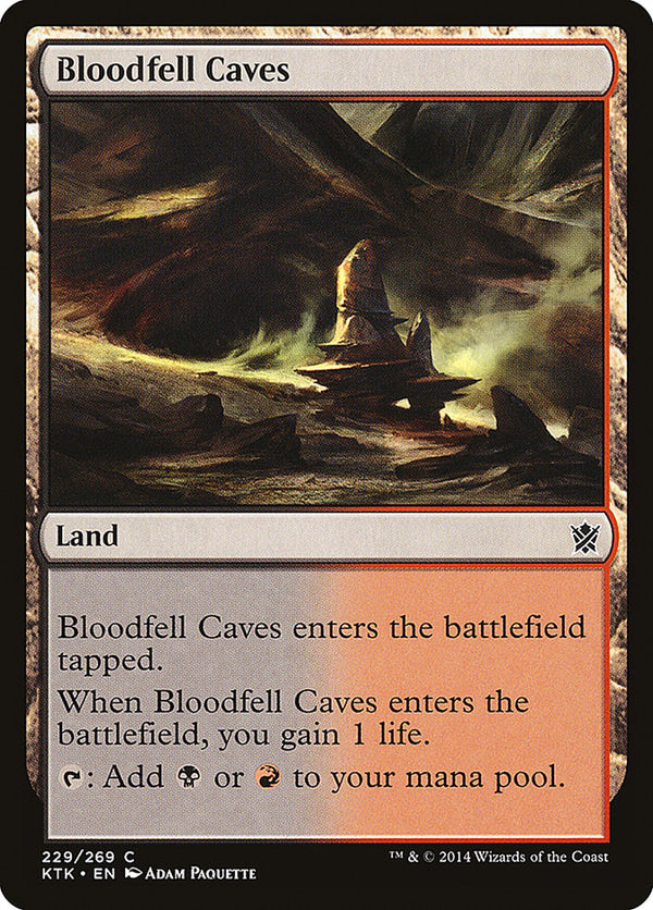 Bloodfell Caves - Magic: The Gathering