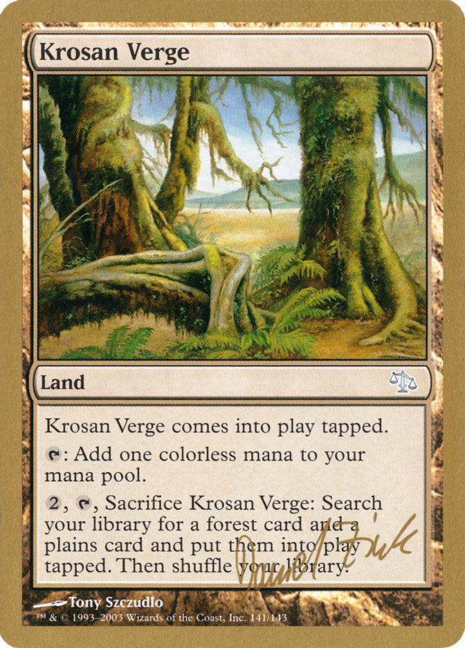 Krosan Verge - 2003 Daniel Zink (JUD)