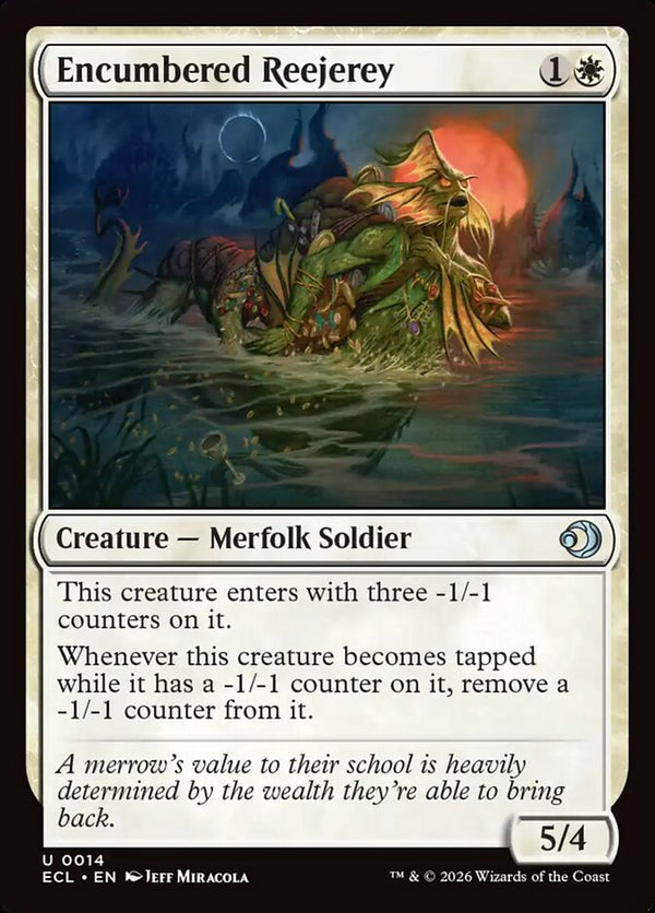 Encumbered Reejerey - Magic: The Gathering