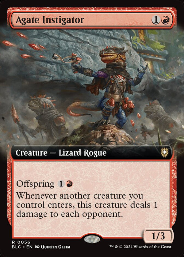 Agate Instigator (Extended Art) - Magic: The Gathering