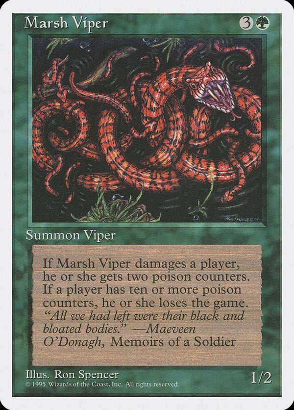 Marsh Viper - Magic: The Gathering