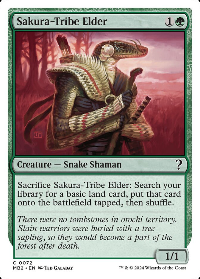 Sakura-Tribe Elder (White Border)