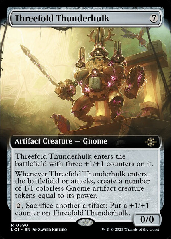 Threefold Thunderhulk (Extended Art) - Magic: The Gathering