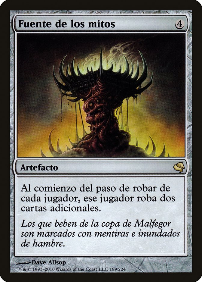Font of Mythos (Spanish) - "Fuente de los mitos"