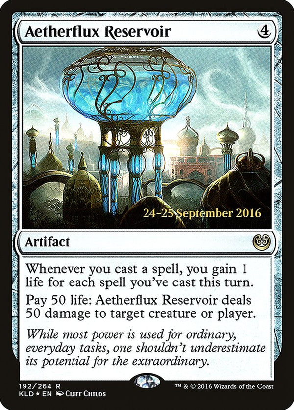 Aetherflux Reservoir - Magic: The Gathering