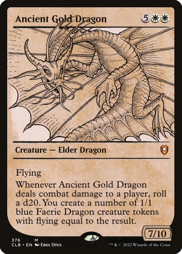 Ancient Gold Dragon (Showcase) - Magic: The Gathering
