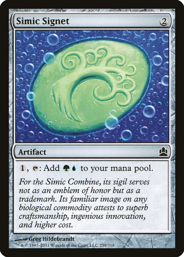 Simic Signet - Magic: The Gathering