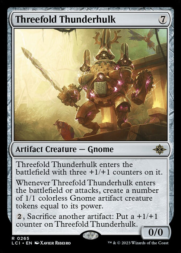 Threefold Thunderhulk - Magic: The Gathering