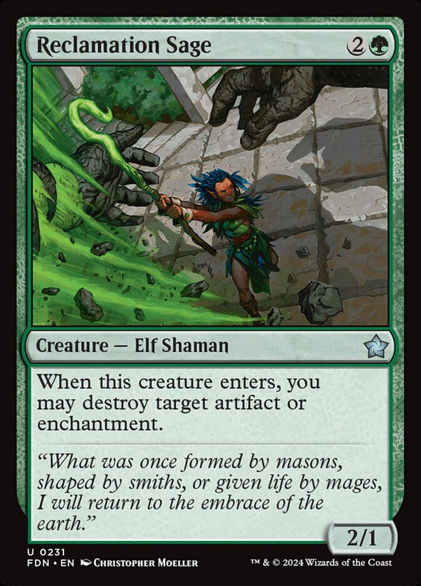 Reclamation Sage - Magic: The Gathering
