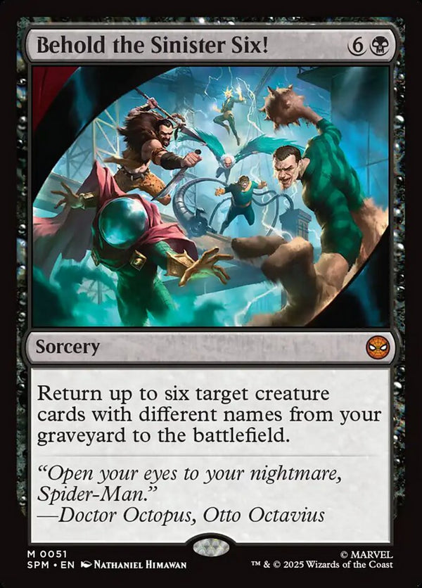 Behold the Sinister Six! - Magic: The Gathering
