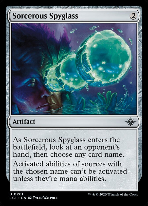 Sorcerous Spyglass - Magic: The Gathering