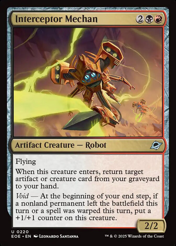 Interceptor Mechan - Magic: The Gathering