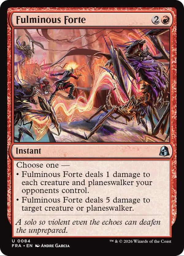 Fulminous Forte (FRA 84) - Magic: The Gathering