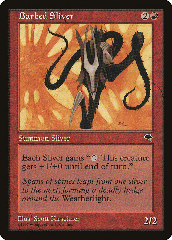 Barbed Sliver - Magic: The Gathering