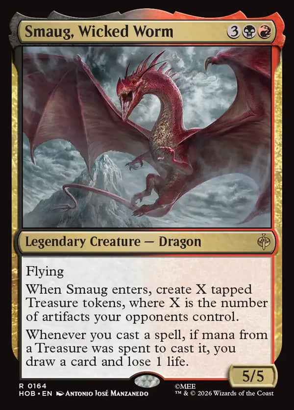 Smaug, Wicked Worm - Magic: The Gathering