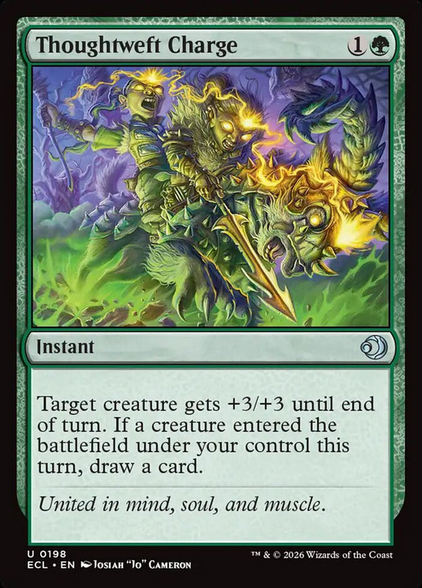 Thoughtweft Charge - Magic: The Gathering