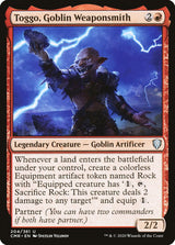 Toggo, Goblin Weaponsmith - Magic: The Gathering