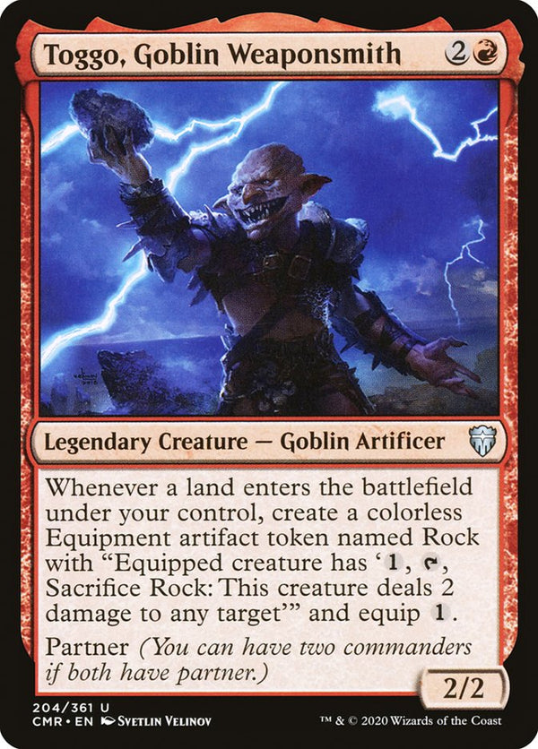 Toggo, Goblin Weaponsmith - Magic: The Gathering
