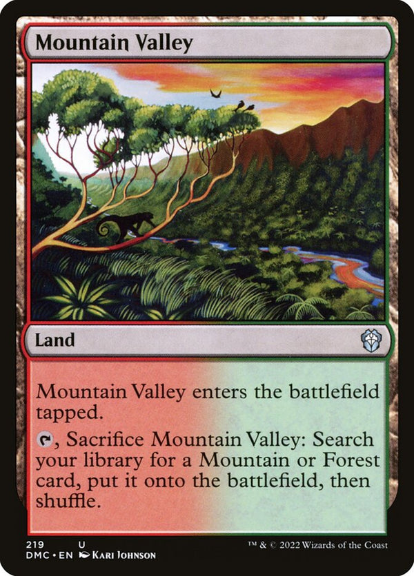 Mountain Valley - Magic: The Gathering