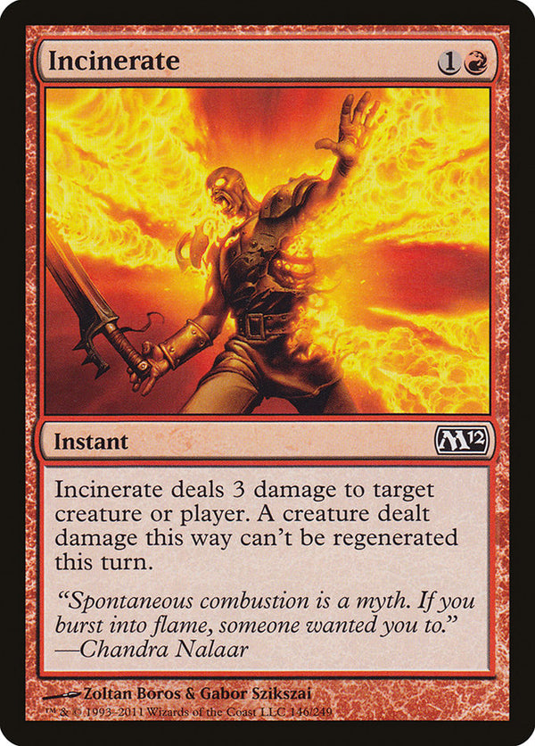 Incinerate - Magic: The Gathering