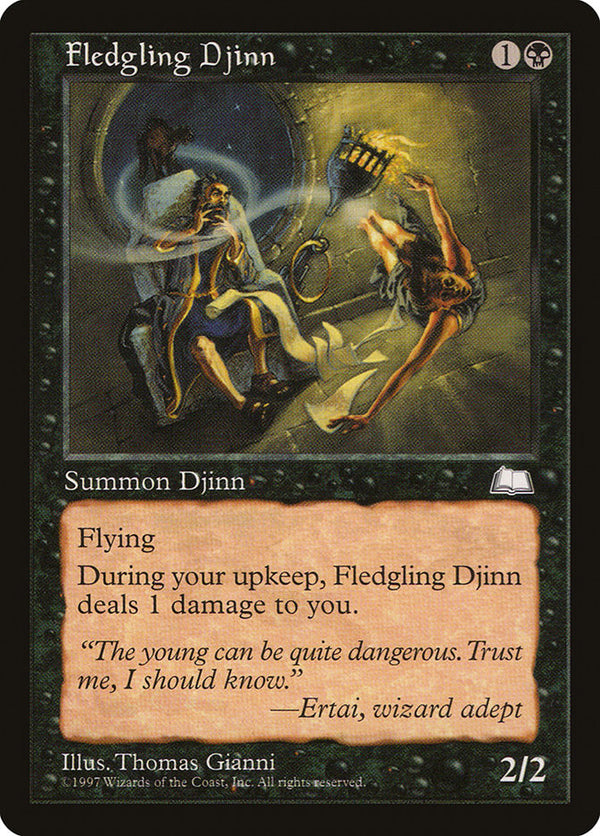 Fledgling Djinn - Magic: The Gathering