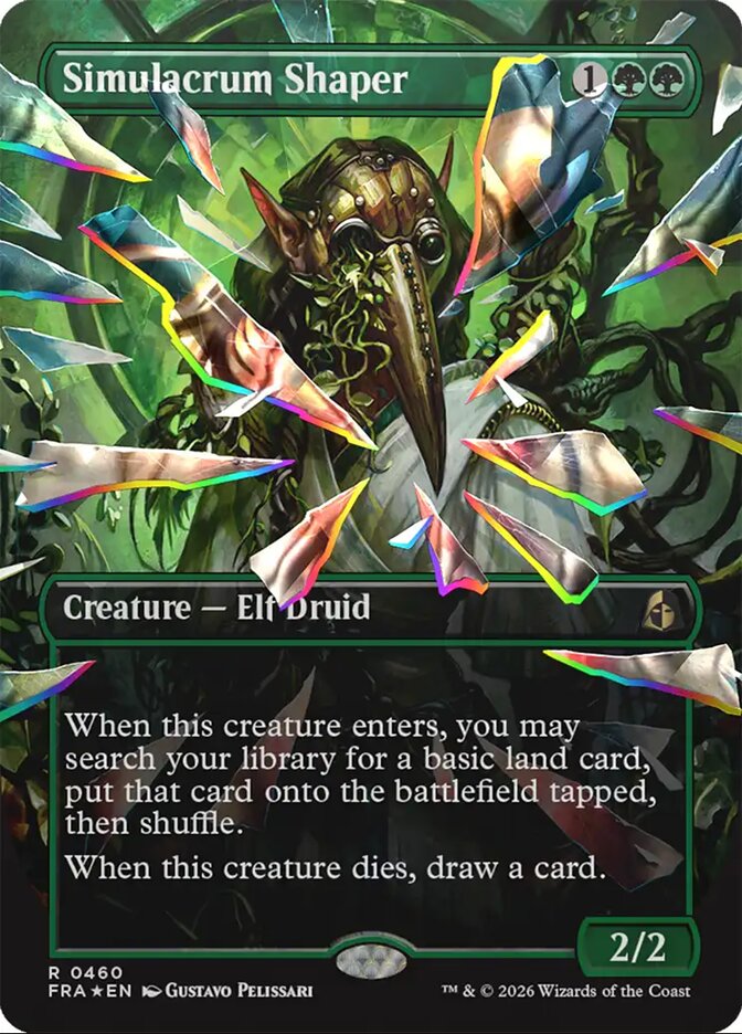 Simulacrum Shaper (Borderless) (Facet Foil)