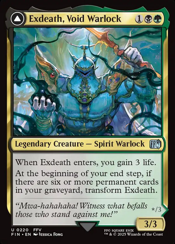 Exdeath, Void Warlock - Magic: The Gathering