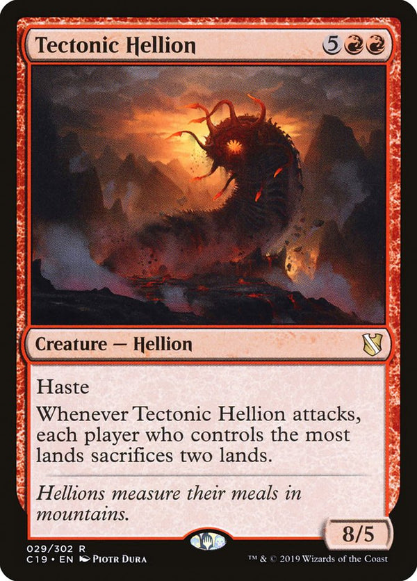 Tectonic Hellion - Magic: The Gathering