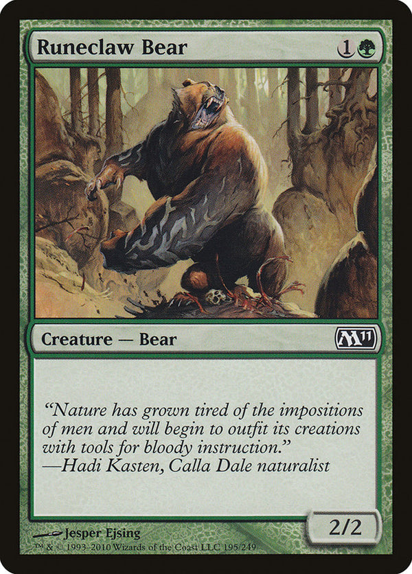 Runeclaw Bear - Magic: The Gathering