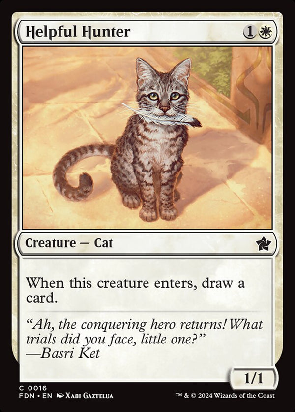 Helpful Hunter - Magic: The Gathering