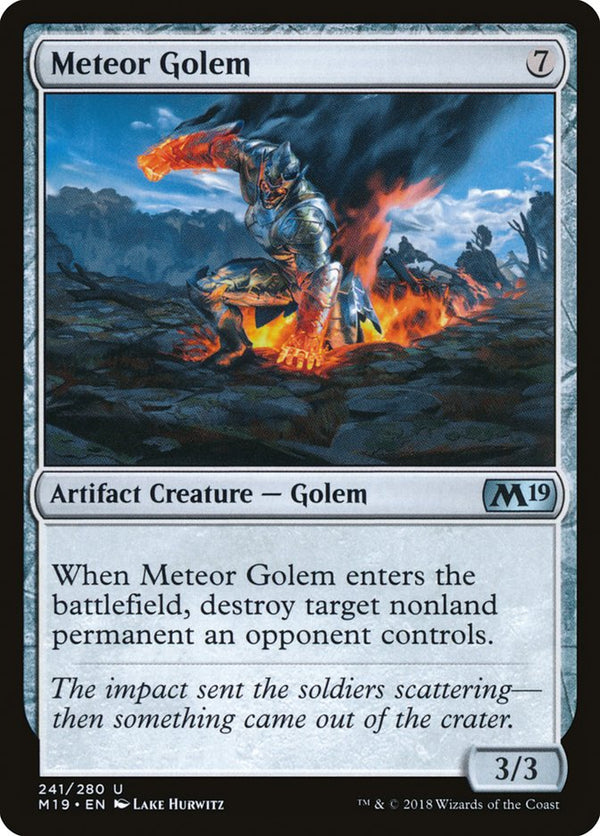 Meteor Golem - Magic: The Gathering