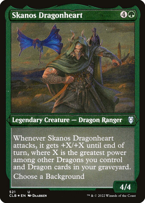 Skanos Dragonheart (Foil Etched) - Magic: The Gathering