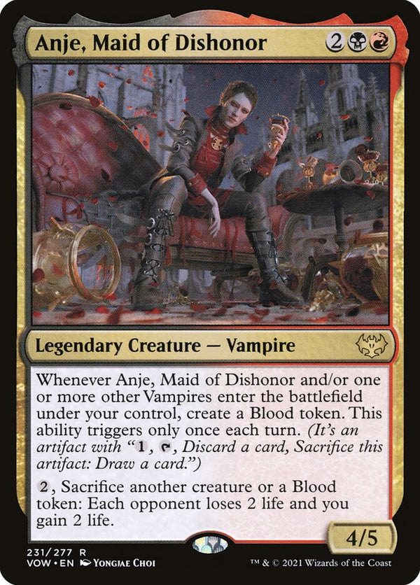 Anje, Maid of Dishonor - Magic: The Gathering