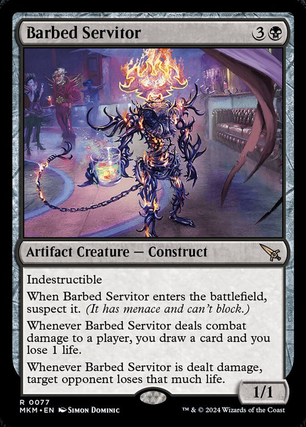Barbed Servitor - Magic: The Gathering