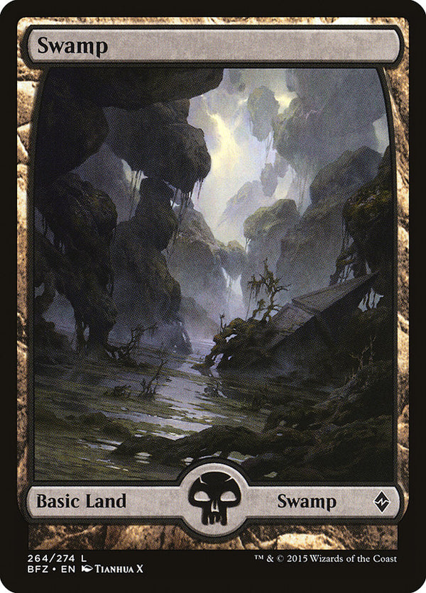 Swamp (264) - Full Art - Magic: The Gathering