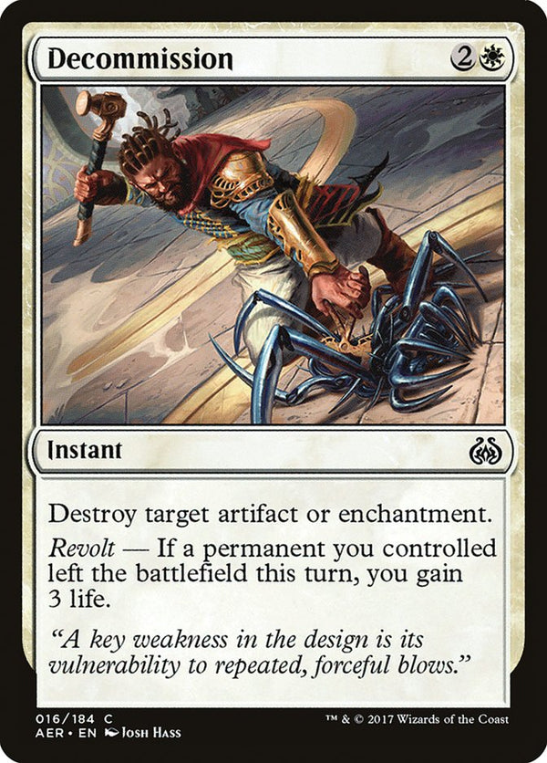 Decommission - Magic: The Gathering