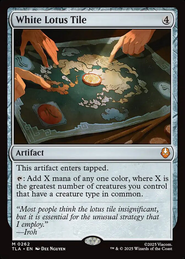 White Lotus Tile - Magic: The Gathering