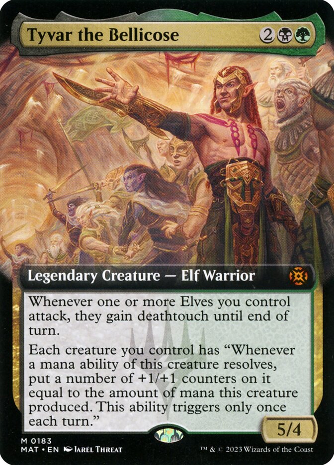 Tyvar the Bellicose (Extended Art)