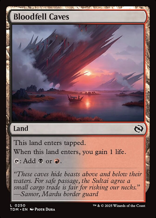 Bloodfell Caves - Magic: The Gathering