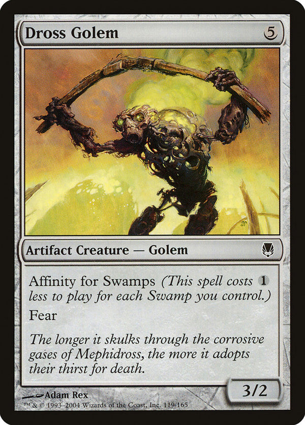 Dross Golem - Magic: The Gathering