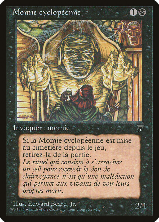 Cyclopean Mummy (French) - "Momie cyclopeenne"