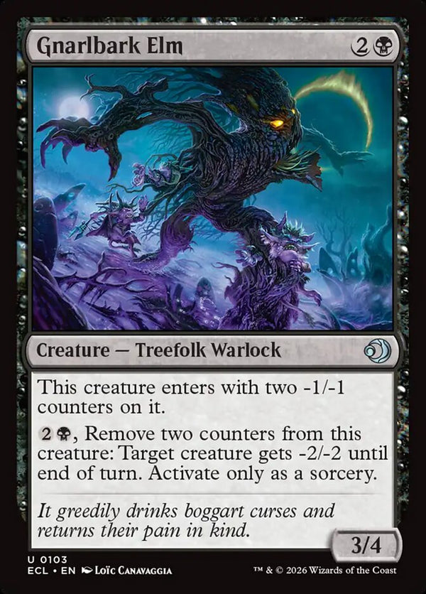 Gnarlbark Elm - Magic: The Gathering