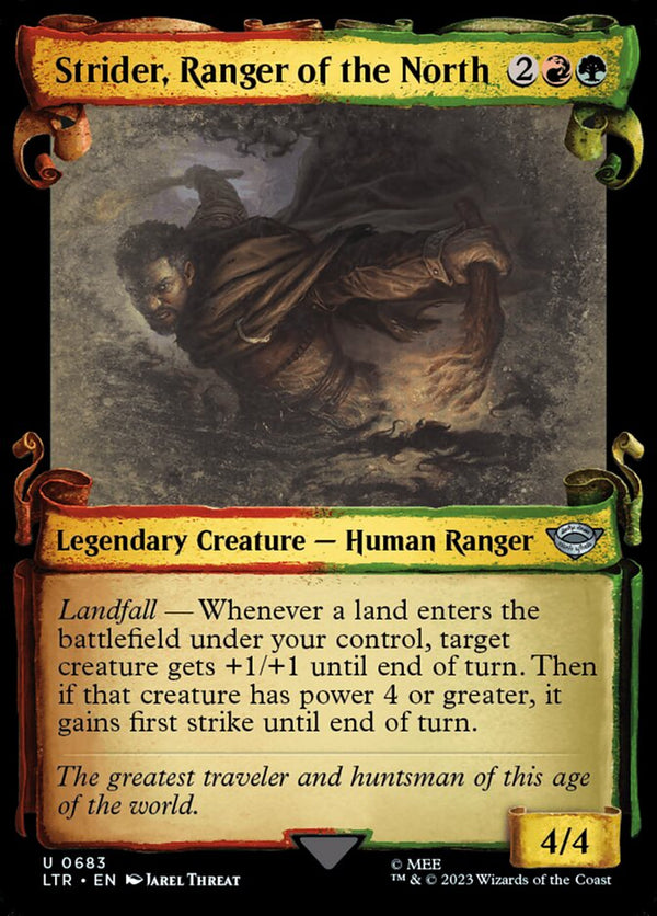 Strider, Ranger of the North (Showcase Scrolls) - Magic: The Gathering