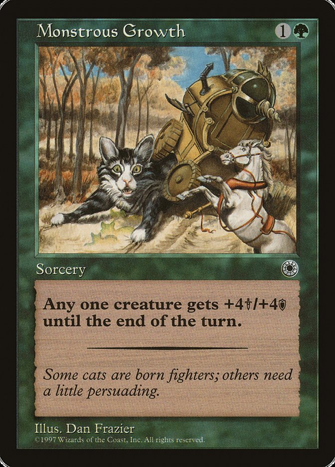 Monstrous Growth (Flavor Text)