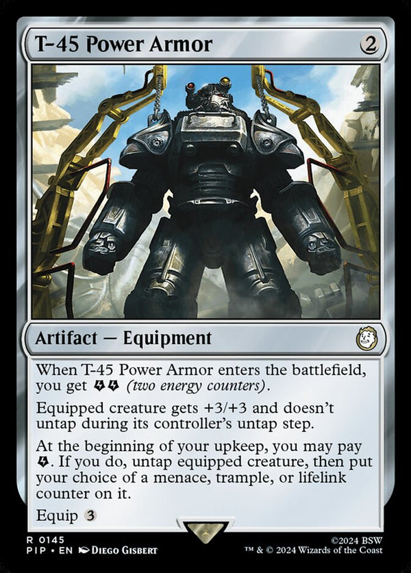 T-45 Power Armor - Magic: The Gathering