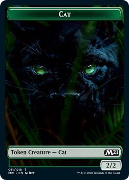 Cat (011) // Goblin Wizard Double-Sided Token