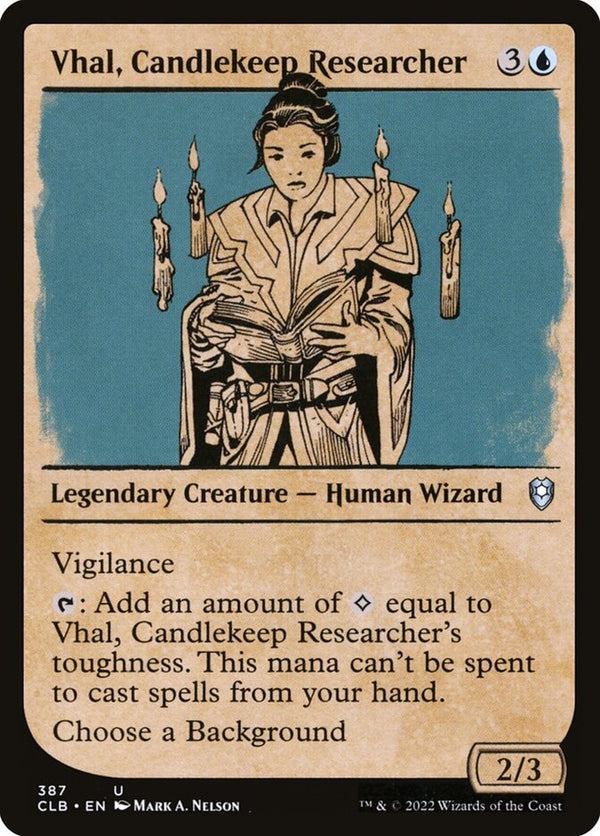 Vhal, Candlekeep Researcher (Showcase) - Magic: The Gathering