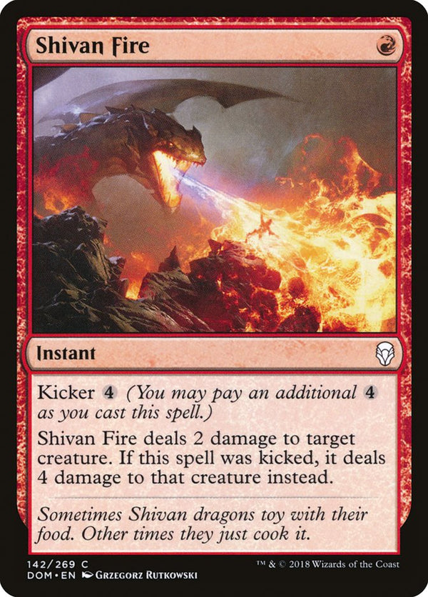 Shivan Fire - Magic: The Gathering