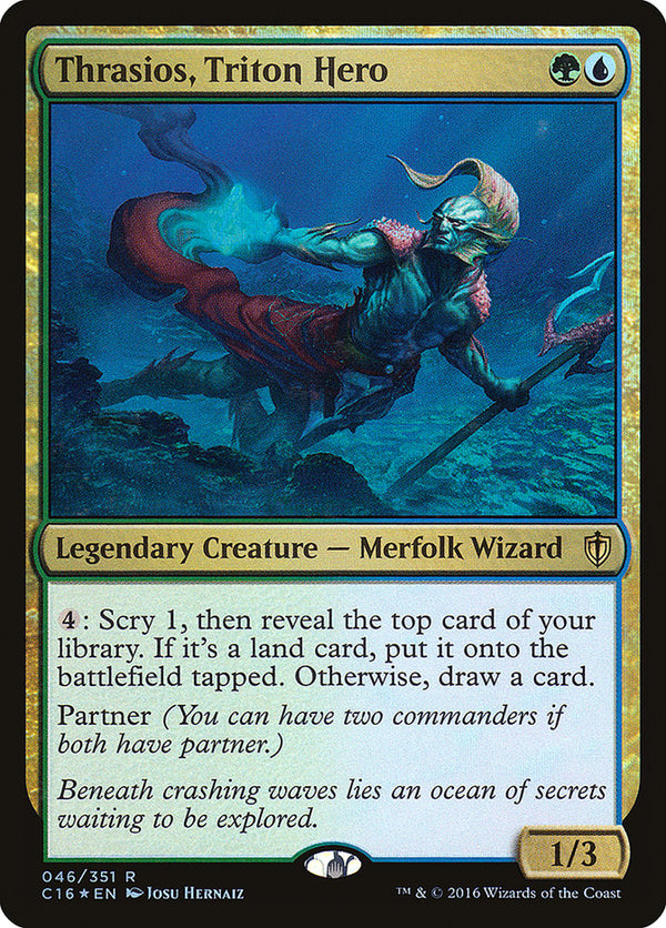 Thrasios, Triton Hero - Magic: The Gathering
